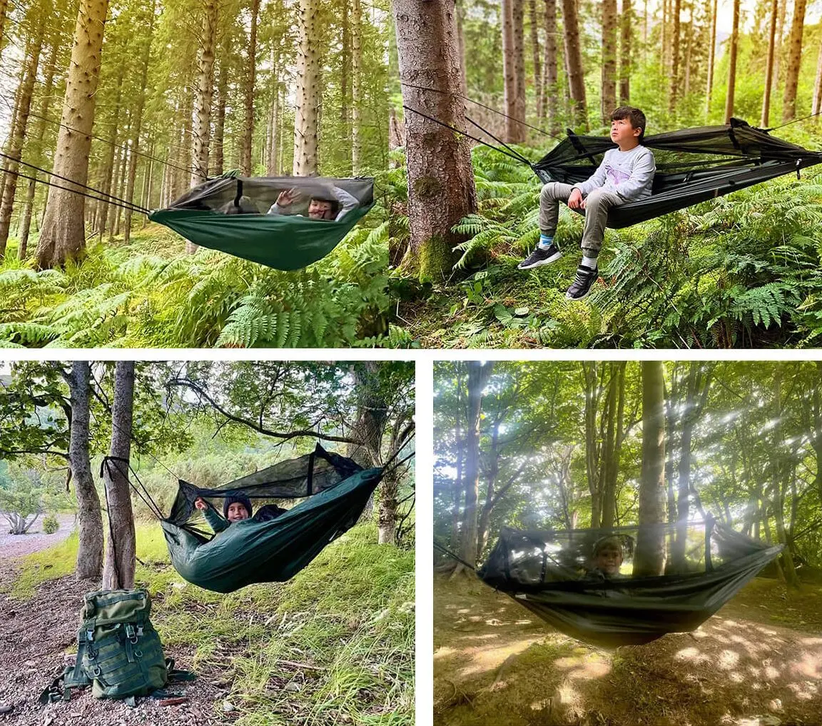 Гамак с москитной сеткой DD Hammocks Junior Frontline (Olive Green) - 2