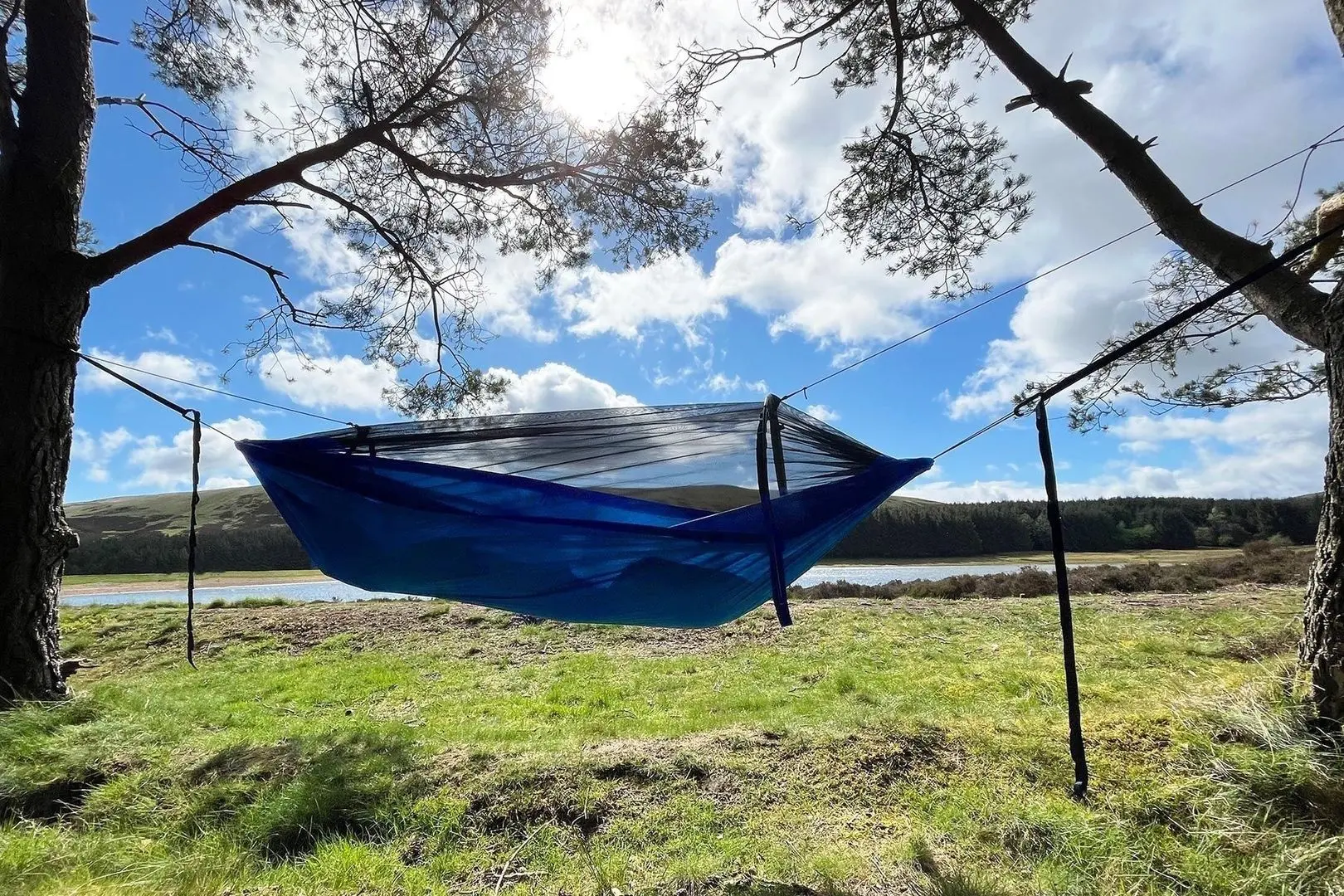 Hamac cu plasă de țințari DD Hammocks Steve Backshall Jungle (Blue) - 5