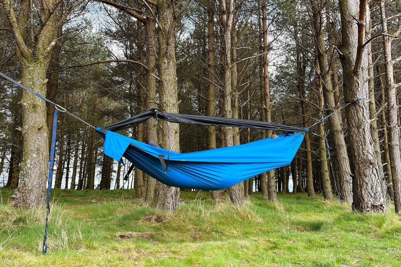 Hamac cu plasă de țințari DD Hammocks Steve Backshall Jungle (Blue) - 6
