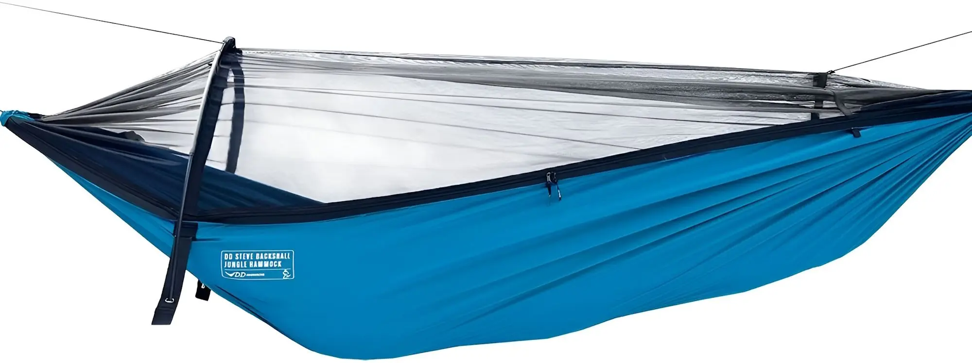 Hamac cu plasă de țințari DD Hammocks Steve Backshall Jungle (Blue)
