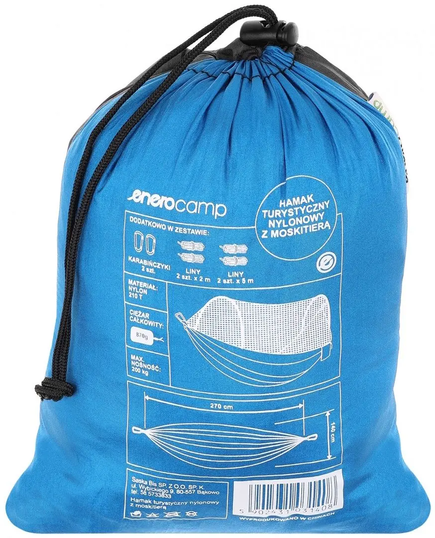 Hamac Enero Camp 1031408 (Grey/Light Blue) - 10