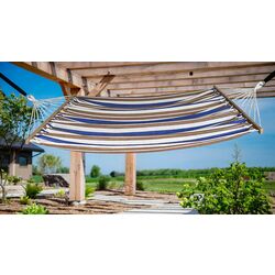 Hamac Enero Camp 1052182 200x100 (Blue/Brown/White)