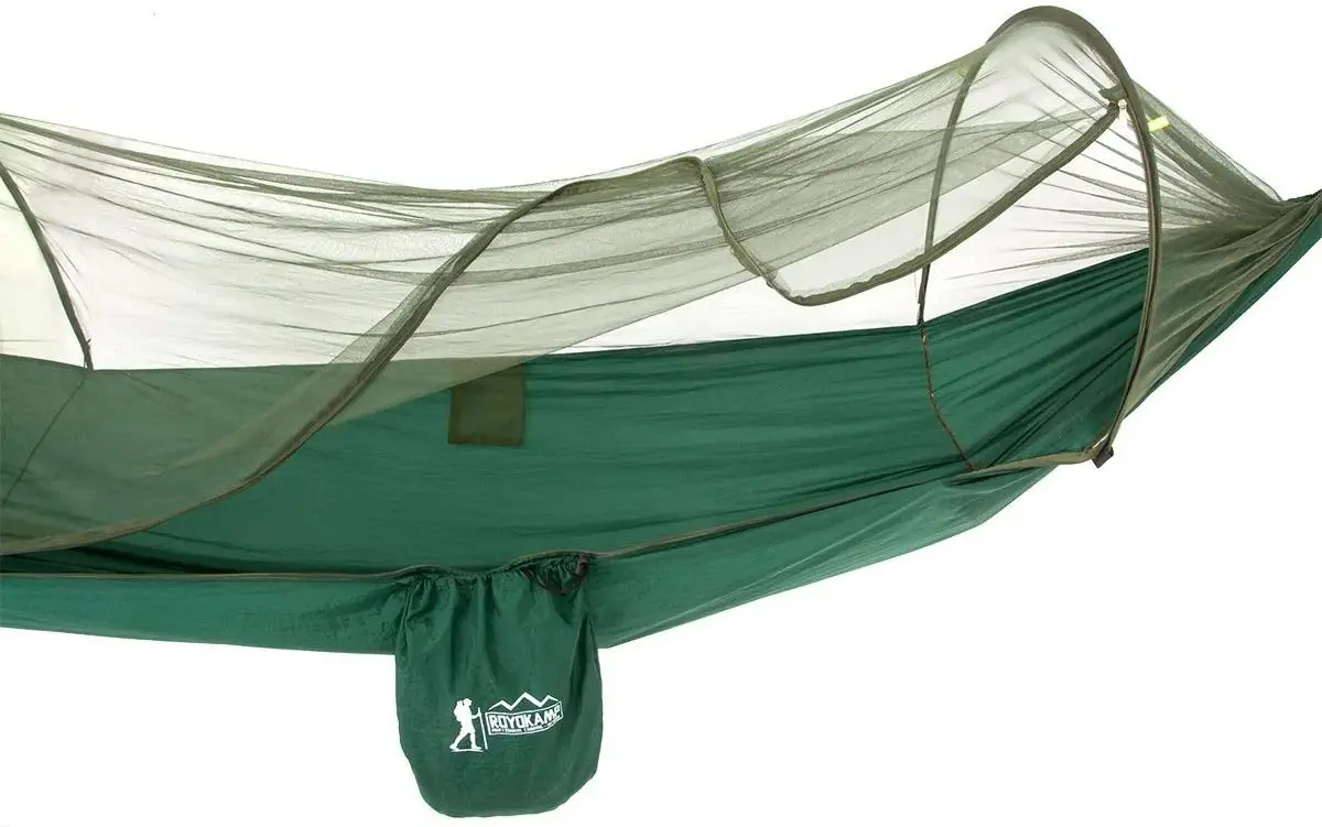 Hamac cu plasa de tantari Enero Camp 1031415 (Green) - 8