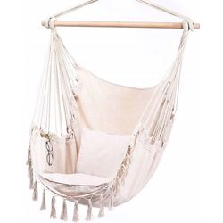 Fotoliu-hamac suspendat FunFit Boho Brazilian (Cream) Thumb