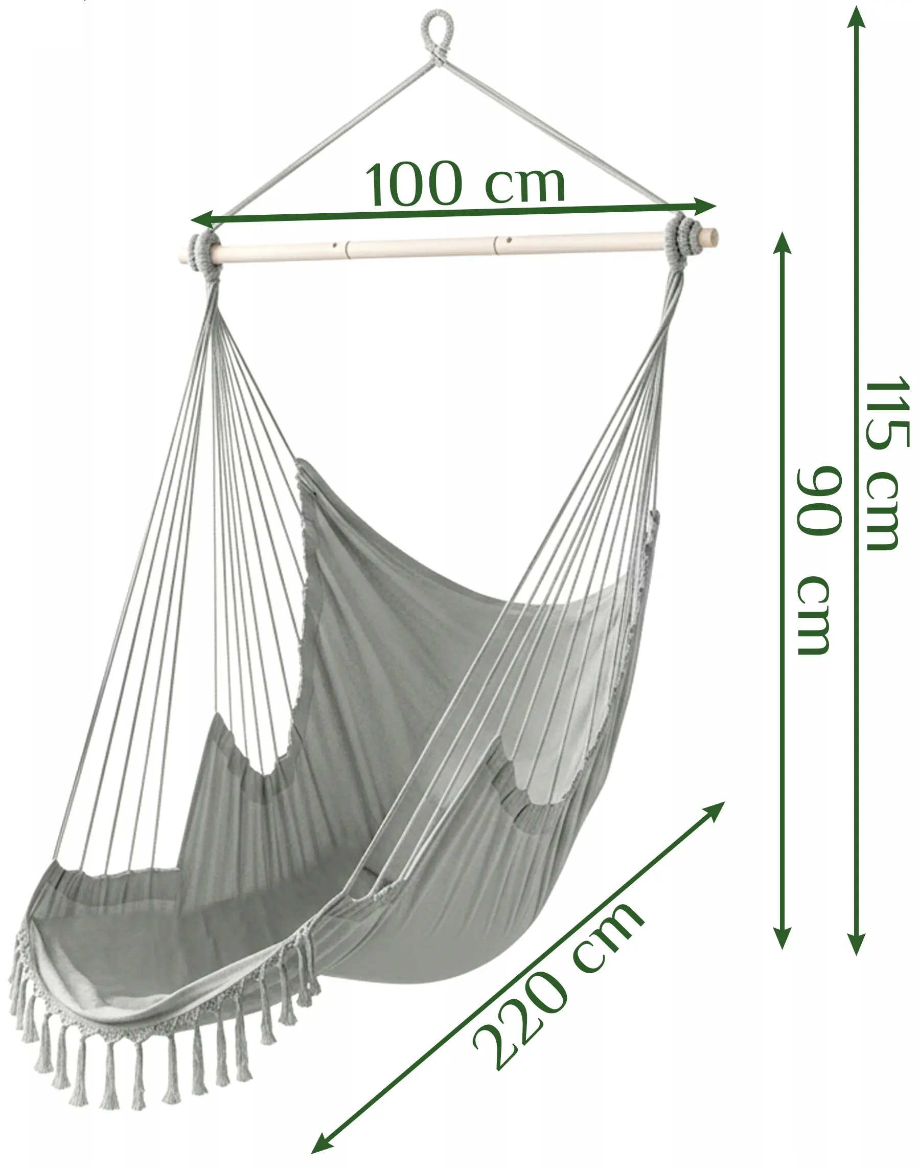 Кресло-гамак Gardlov 27387 (Gray) - 5
