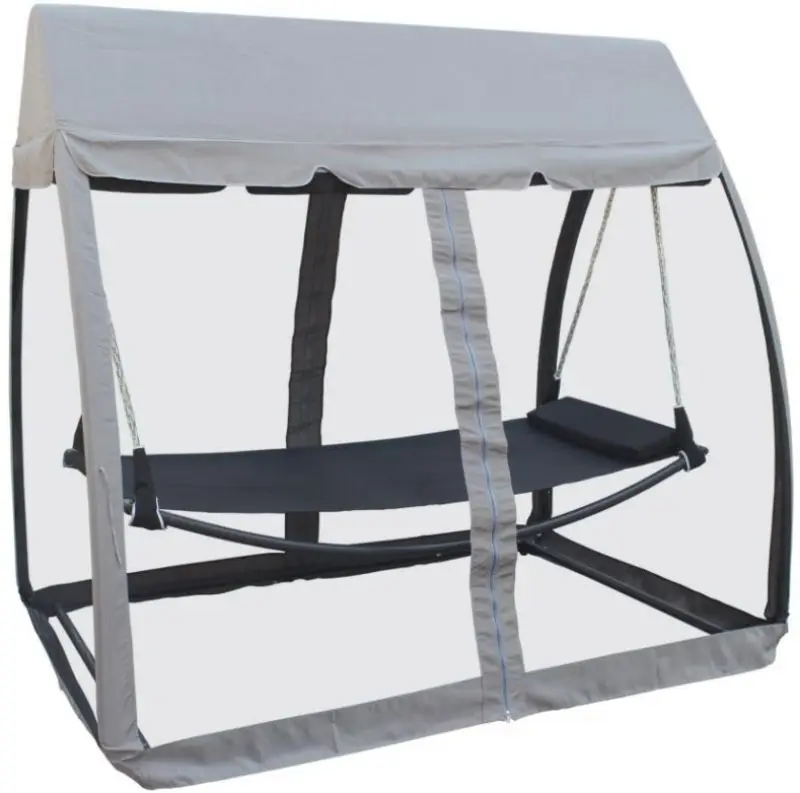 Hamac cu plasa de tantari Heinner STBL002 (Grey/Black)