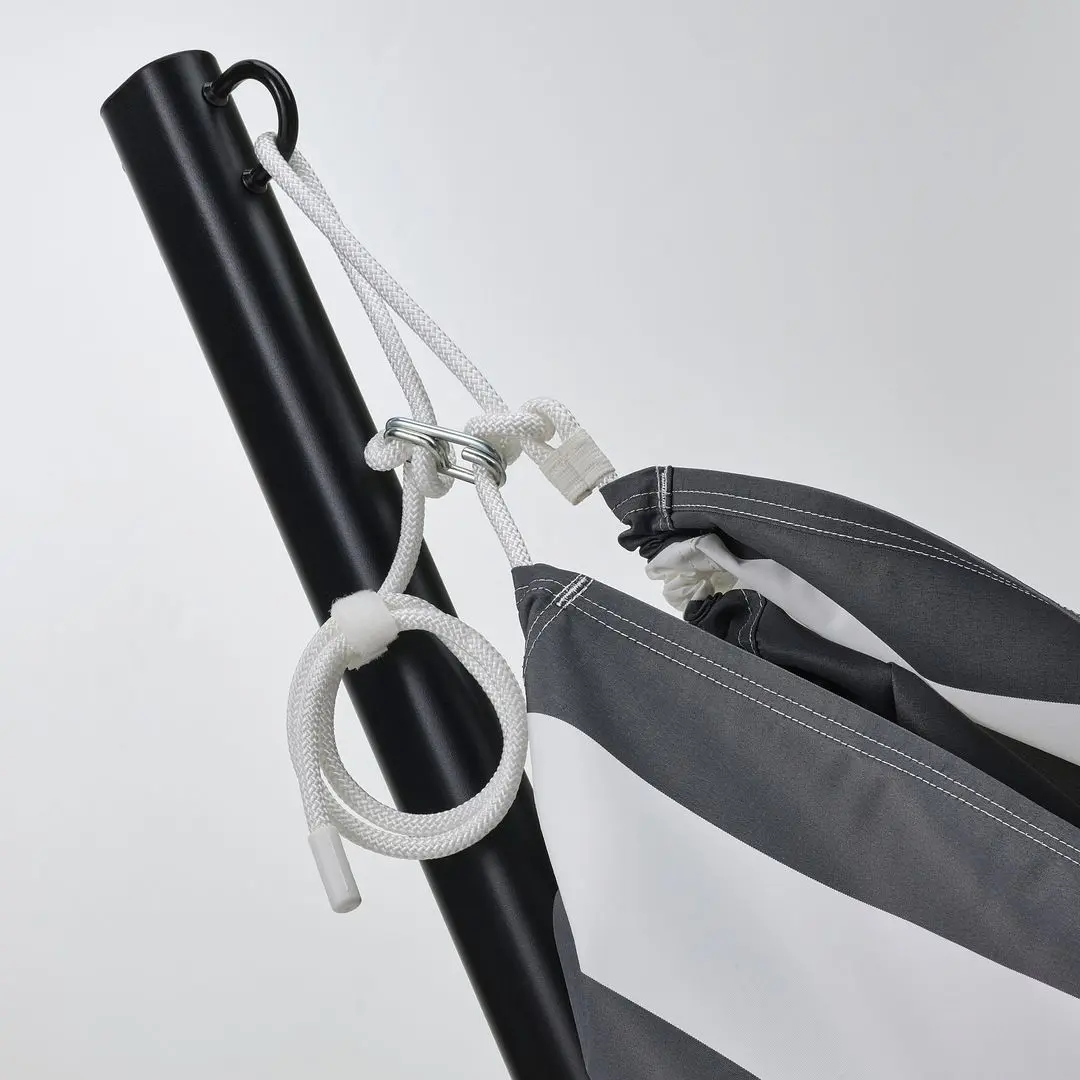 Hamac Ikea Bockon/Hamnon (Negru/Antracit/Alb)