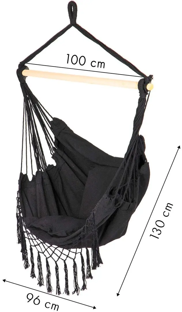 Fotoliu-hamac suspendat Modern Home GW-918 (Grey)