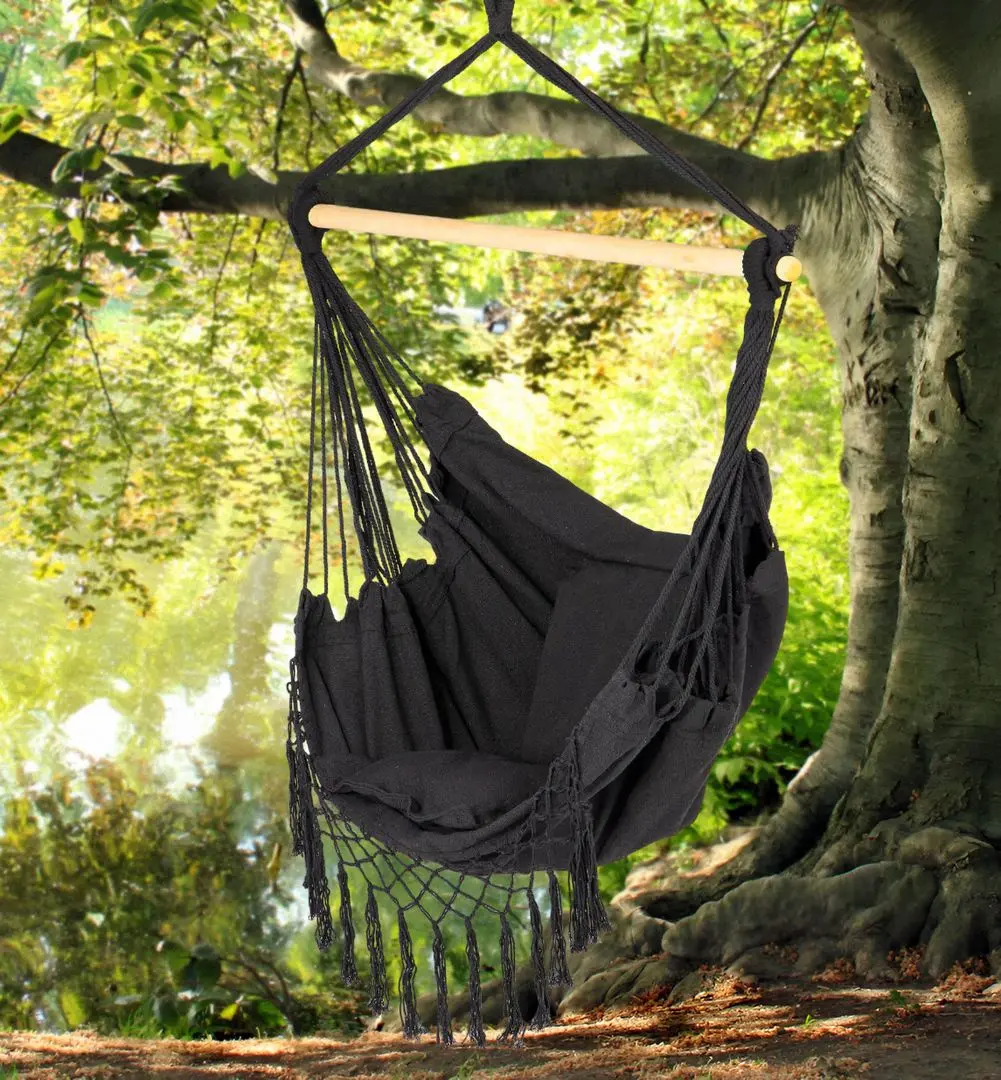 Fotoliu-hamac suspendat Modern Home GW-918 (Grey)