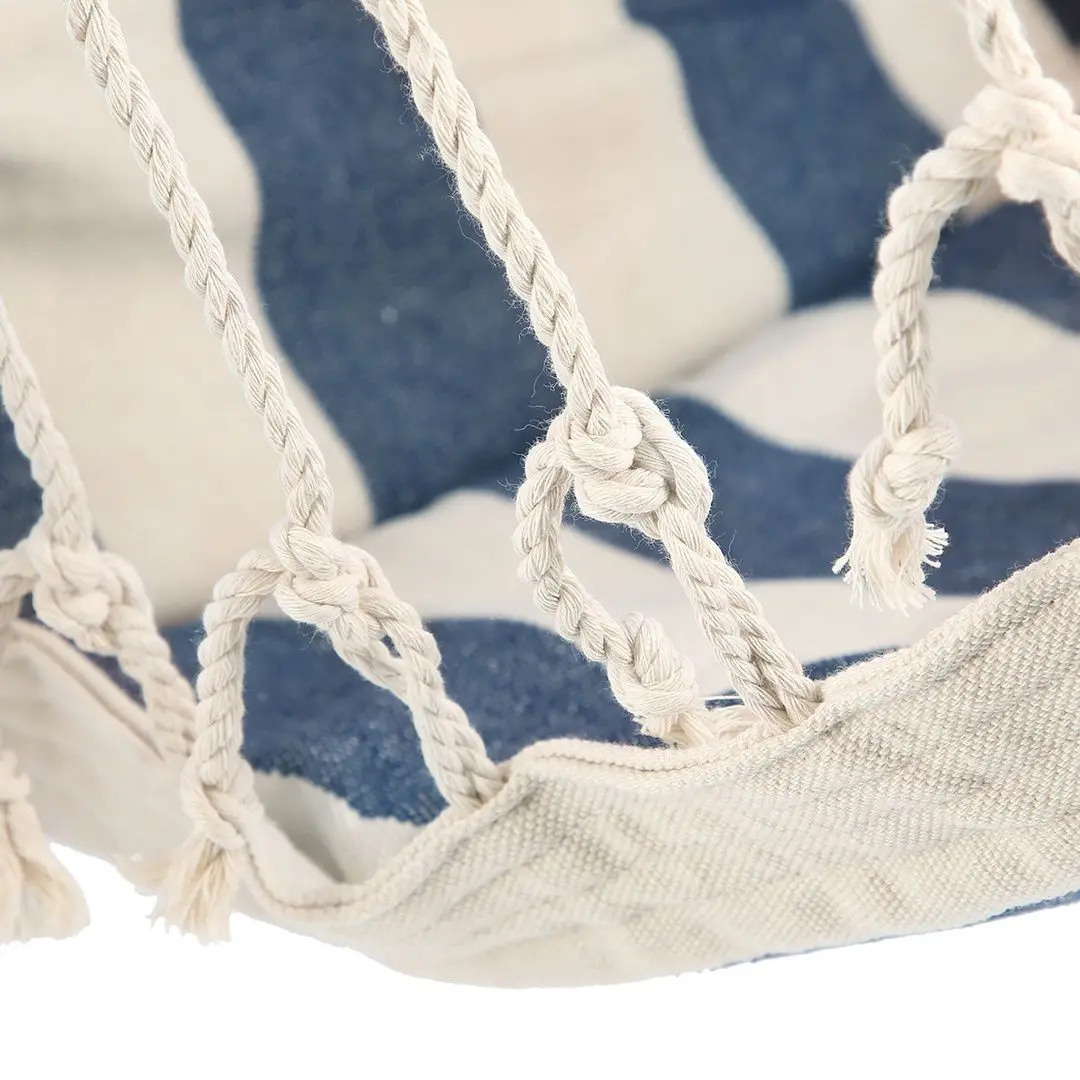 Hamac-scaun Nils Camp NC3101 (White/Blue)