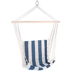 Hamac-scaun Nils Camp NC3101 (White/Blue)