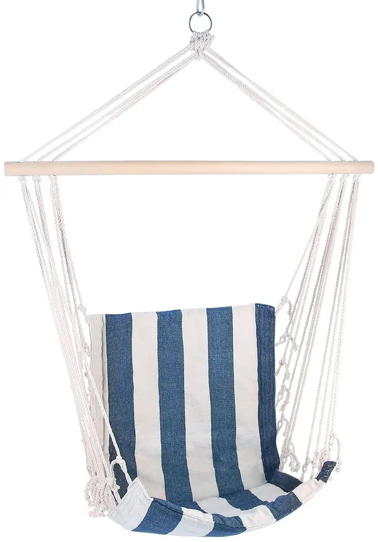 Hamac-scaun Nils Camp NC3101 (White/Blue)