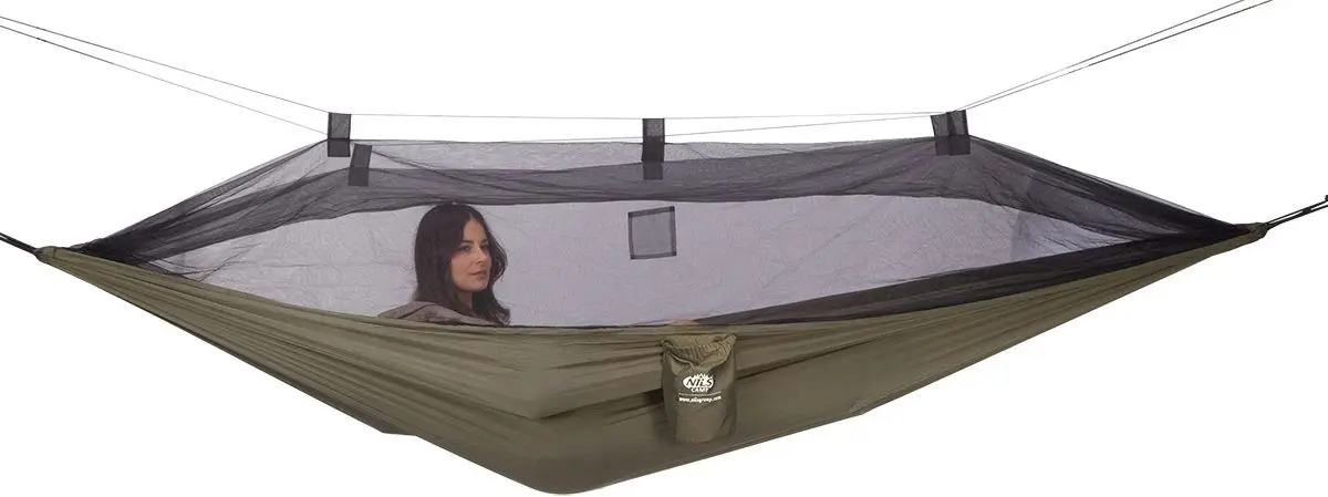 Hamac cu plasă de țînțari Nils Camp NC3116 (Green)