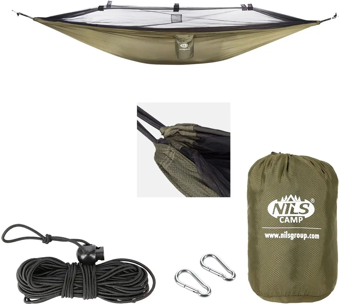 Hamac cu plasă de țînțari Nils Camp NC3116 (Green)
