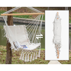 Гамак-кресло Outsunny 84A-189 (Cream) Thumb