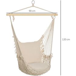 Hamac-scaun Outsunny 84A-192 (White) Thumb