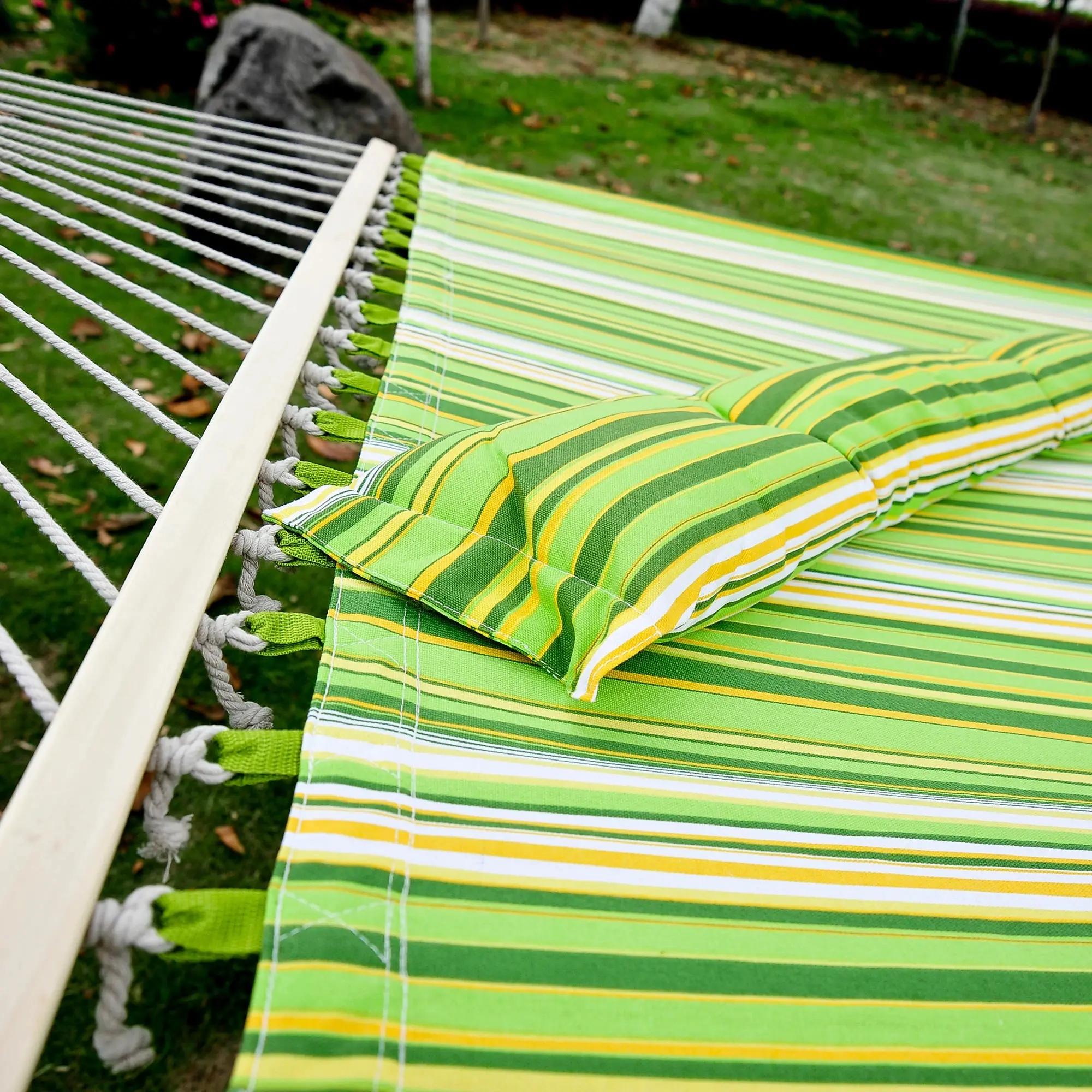 Hamac Outsunny 100110-073 (Green/Yellow) - 6