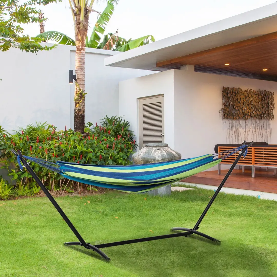 Гамак Outsunny 84A-184GN (Blue/Green)