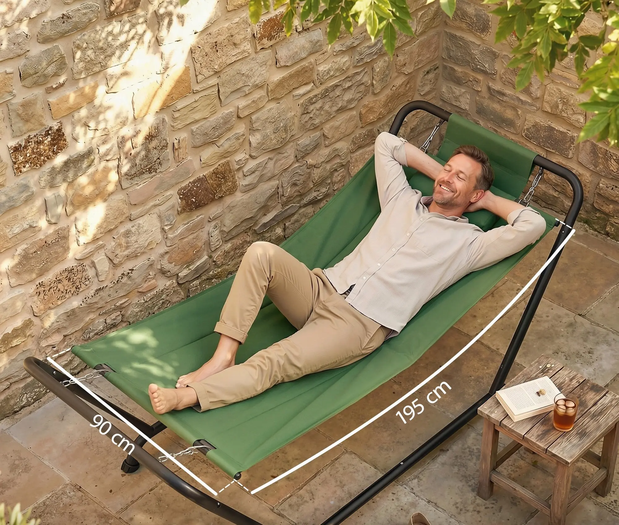 Гамак Outsunny 84G-877V00DG (Dark Green) - 7