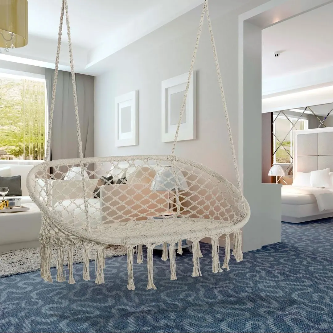 Кресло-гамак Outsunny 84A-195 (White-Cream)