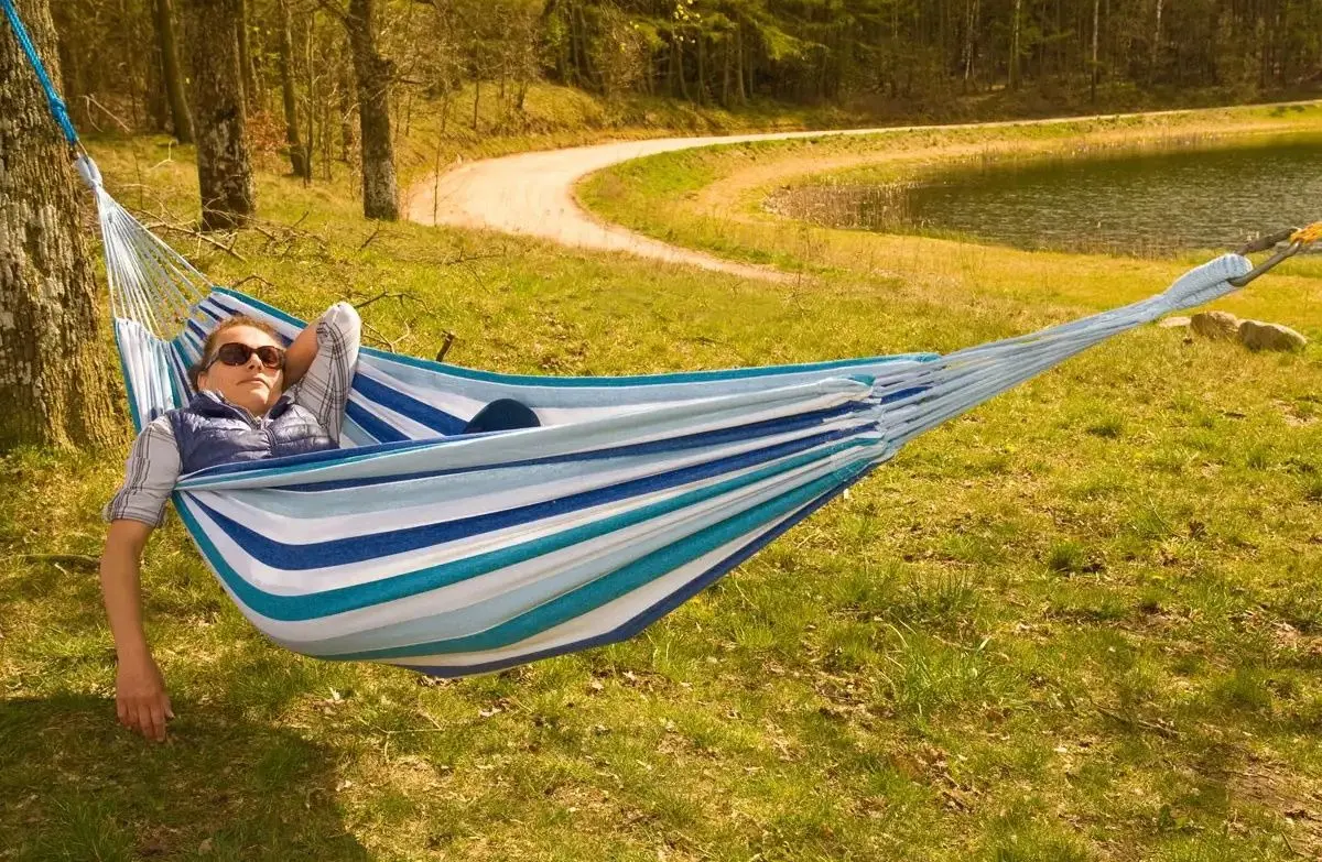 Hamac Royokamp XXL 1021171 (White/Blue) - 6