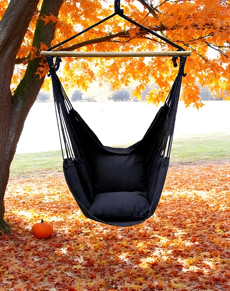 Fotoliu-hamac suspendat Saska Garden 1063997 (Black) - 2