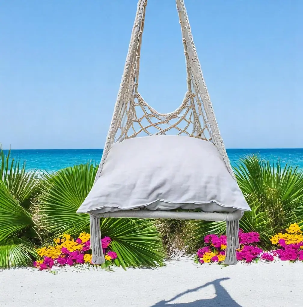 Кресло-гамак Saska Garden 48633 (Ecru)