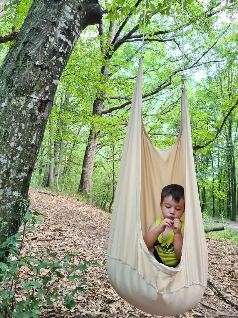 Hamac pentru copii SCom Sferic (Beige) - 2