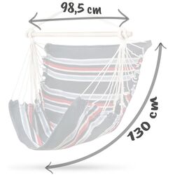 Hamac-scaun Sofotel Rodos (Blue/Red) Thumb