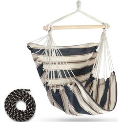 Hamac-scaun Sofotel Rodos (White/Blue) Thumb