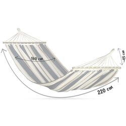 Hamac Sofotel Bahama Double (White/Blue) Thumb