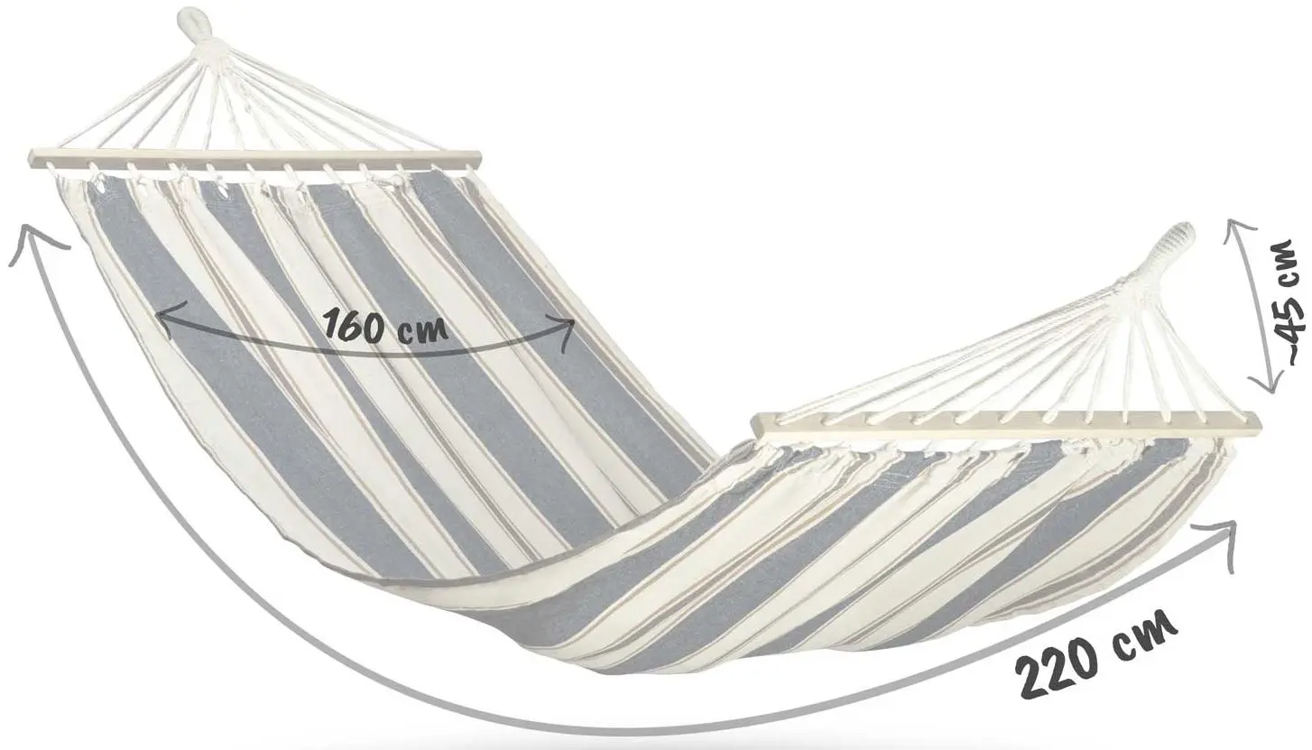 Hamac Sofotel Bahama Double (White/Blue)