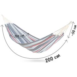 Hamac Sofotel Malaga Single (Red/Blue) Thumb