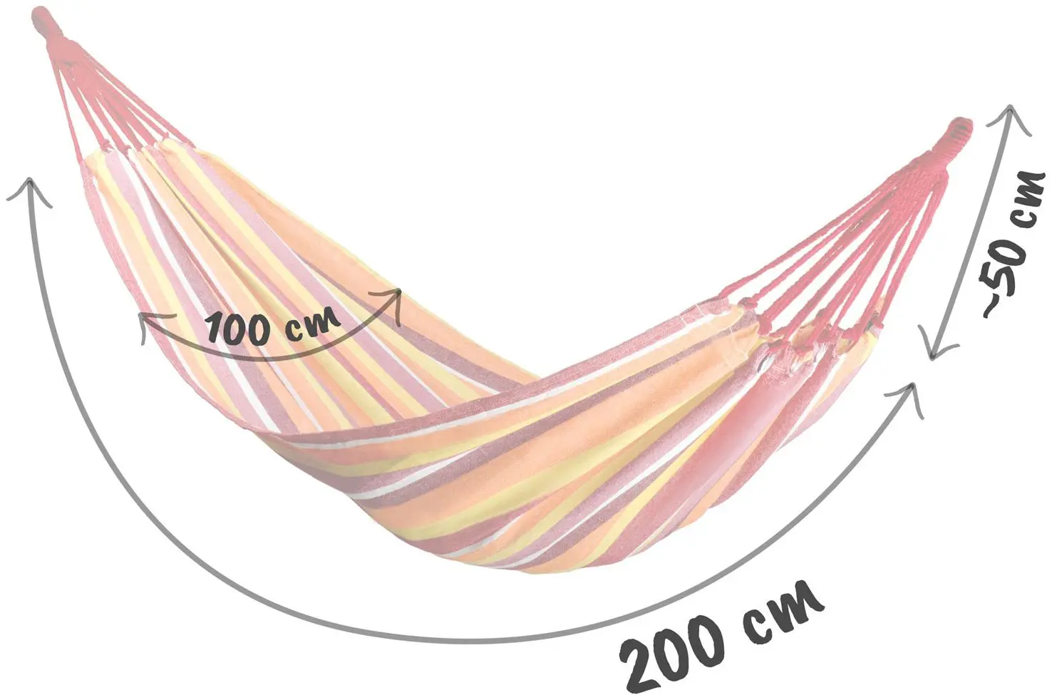 Гамак Sofotel Malaga Single (Red/Orange)
