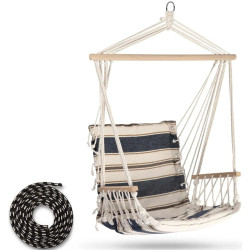 Кресло-гамак Sofotel Lagos 4127 (White/Navy Blue) Thumb