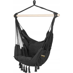 Fotoliu-hamac suspendat Springos Borgo IV HM061 (Dark Gray) Thumb