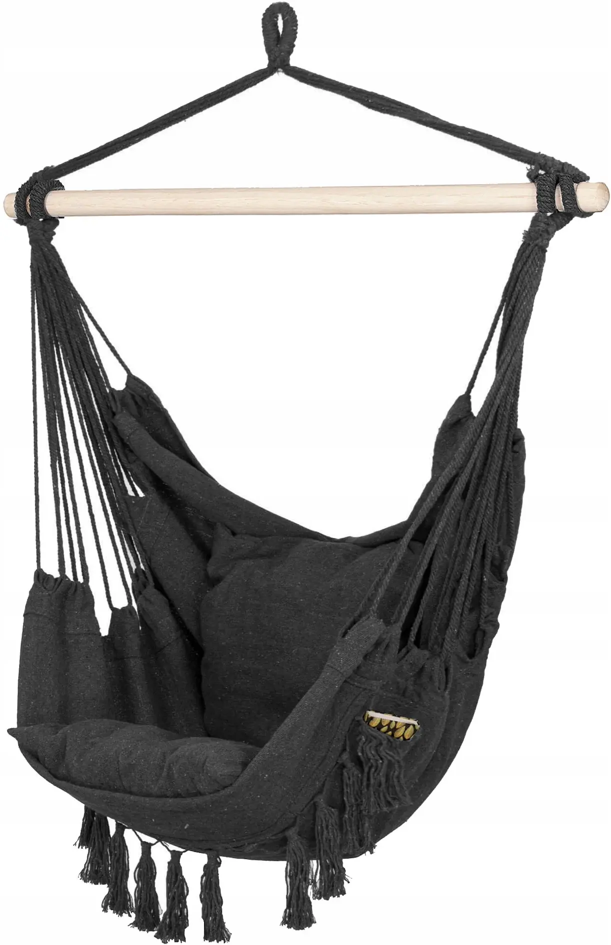 Fotoliu-hamac suspendat Springos Borgo IV HM061 (Dark Gray) - 3