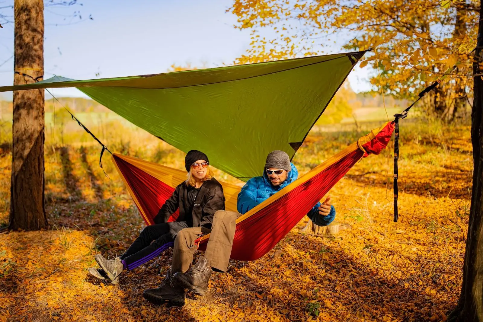 Гамак Ticket To The Moon King Size TMK3437 (Burgundy/Dark Yellow) - 2