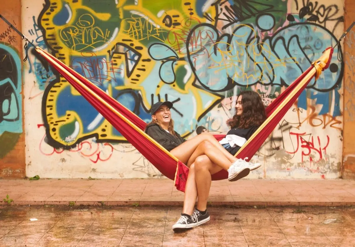 Гамак Ticket To The Moon King Size TMK3437 (Burgundy/Dark Yellow) - 4