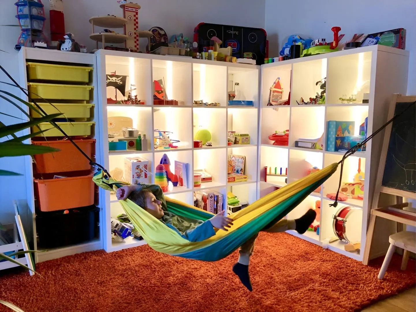 Hamac Ticket to the Moon Mini (Green/Yellow) - 3