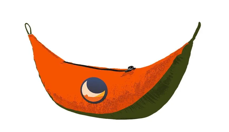 Hamac Ticket to the Moon Mini TMMI2435 (Khaki/Orange) - 3