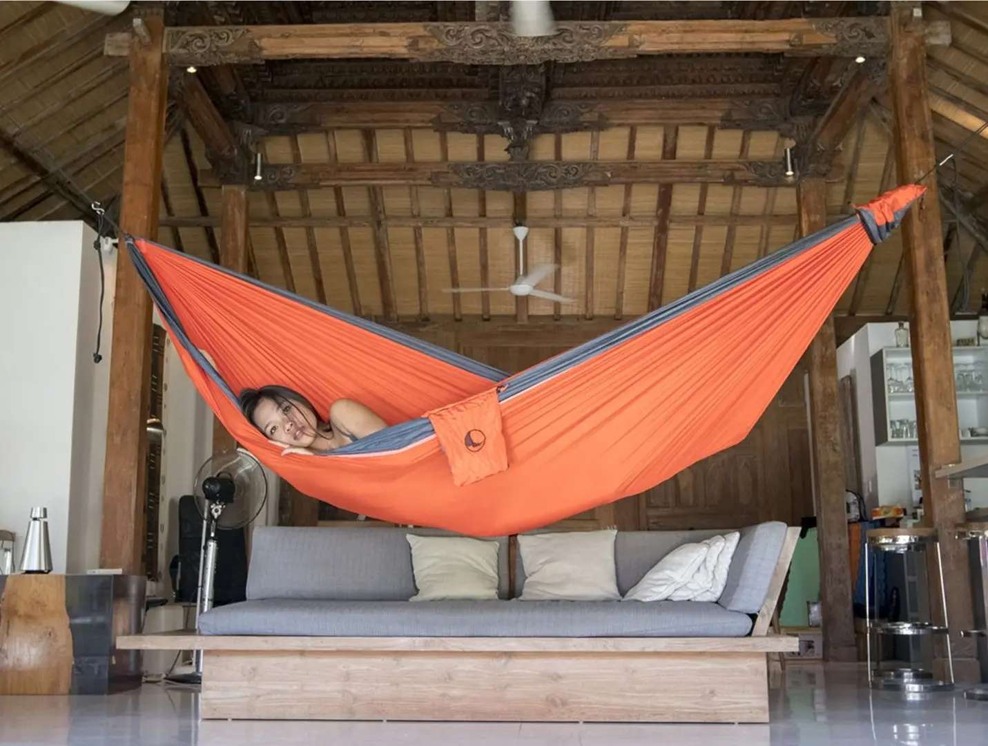 Гамак Ticket to the Moon Original (Orange/Grey) - 4