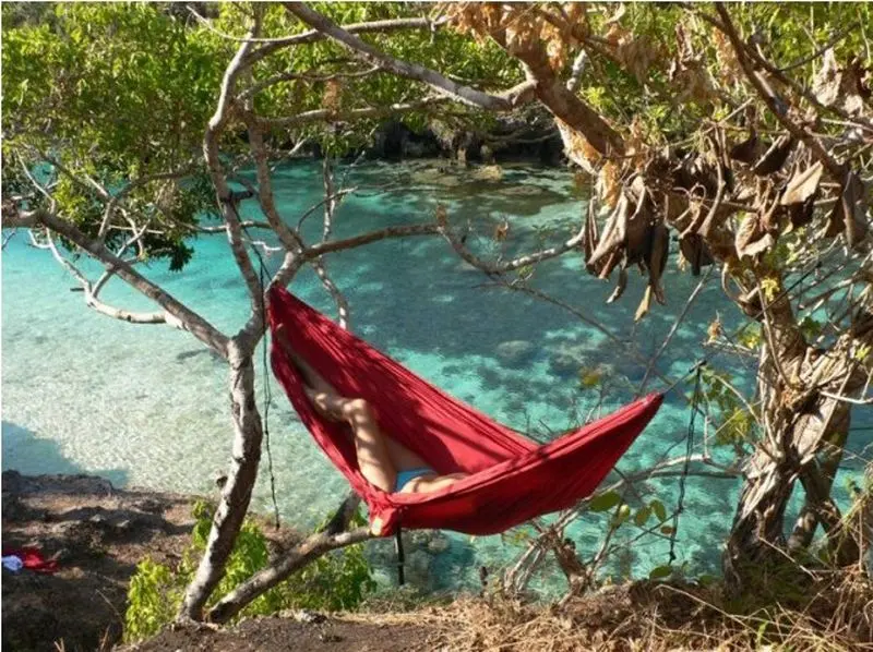 Гамак Ticket To The Moon Single Compact (Burgundy) - 3