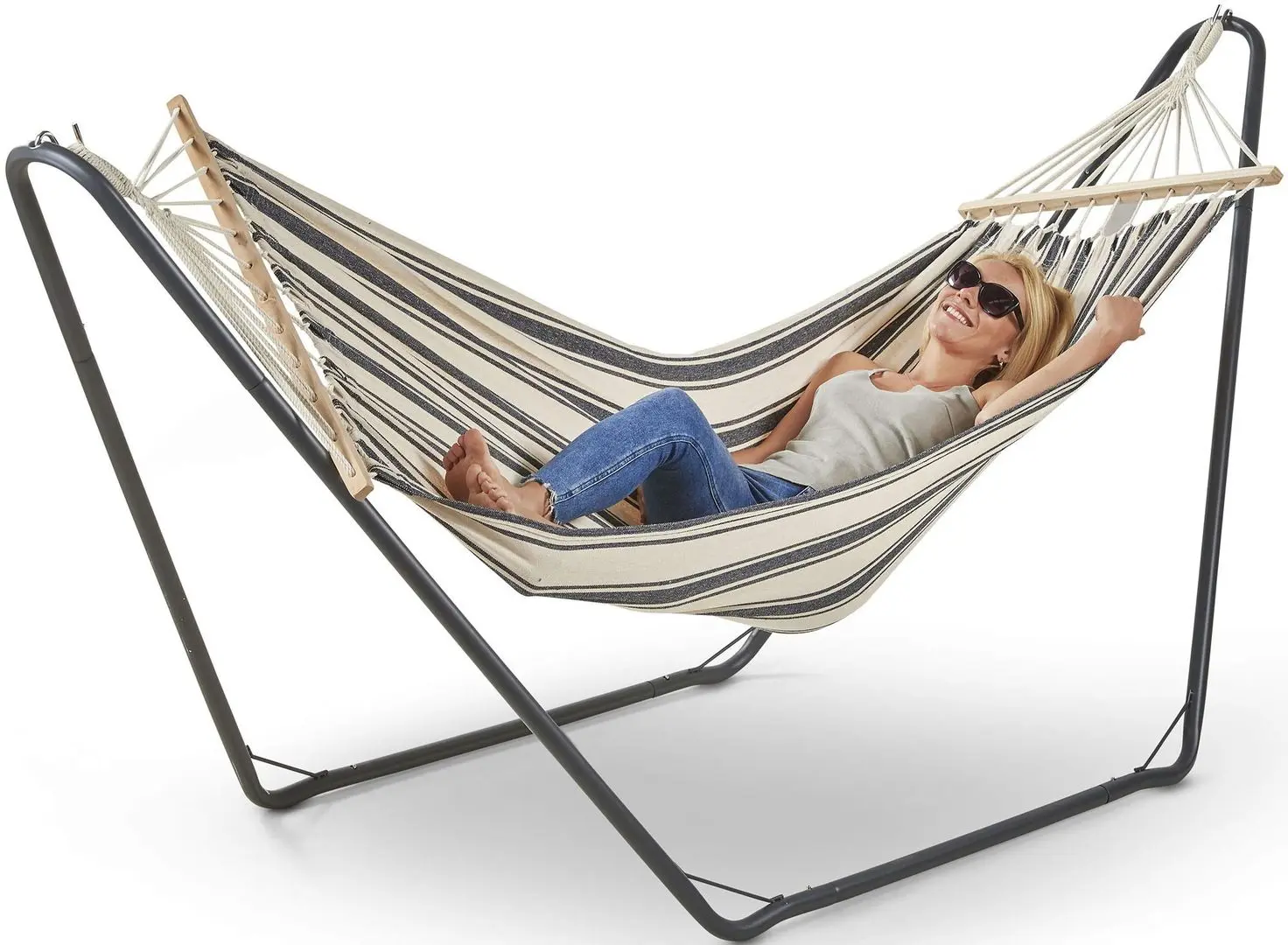 Hamac VonHaus 2517006 (White/Blue) - 5