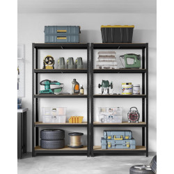 Набор стеллажей Songmics GLR050B02 (Black)