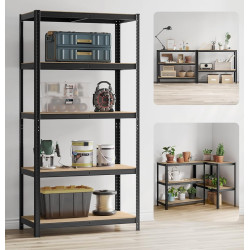 Set etajere Songmics GLR050B02 (Black) Thumb