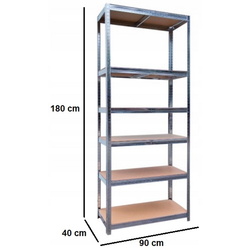 Стеллаж Chomik GWI2172 180x90x40 (Silver) Thumb