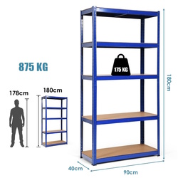 Etajera Costway TL33815NY (Blue) Thumb