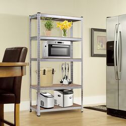 Стеллаж Costway TL33815SL (Silver)