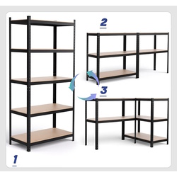 Стеллаж Costway TL34072BK (Black) Thumb